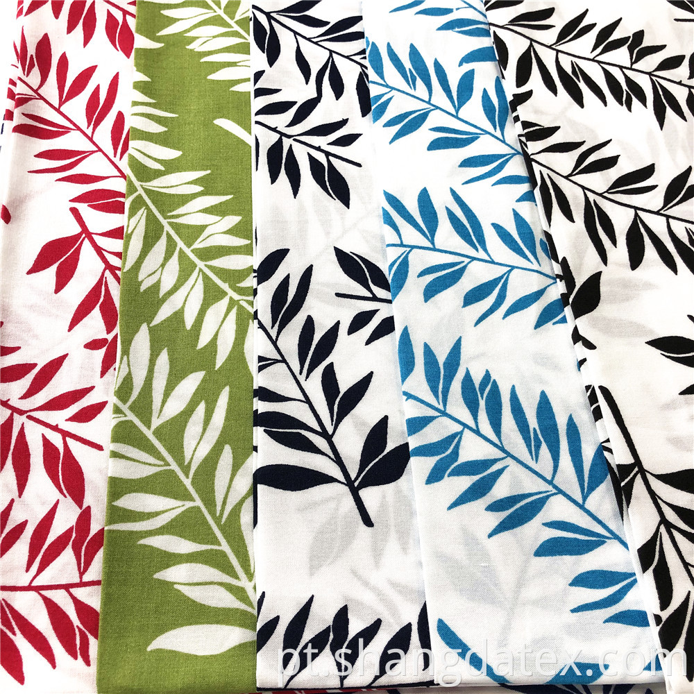 White Background Rayon Prints